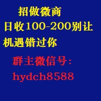 日收100-200别让机遇错过你